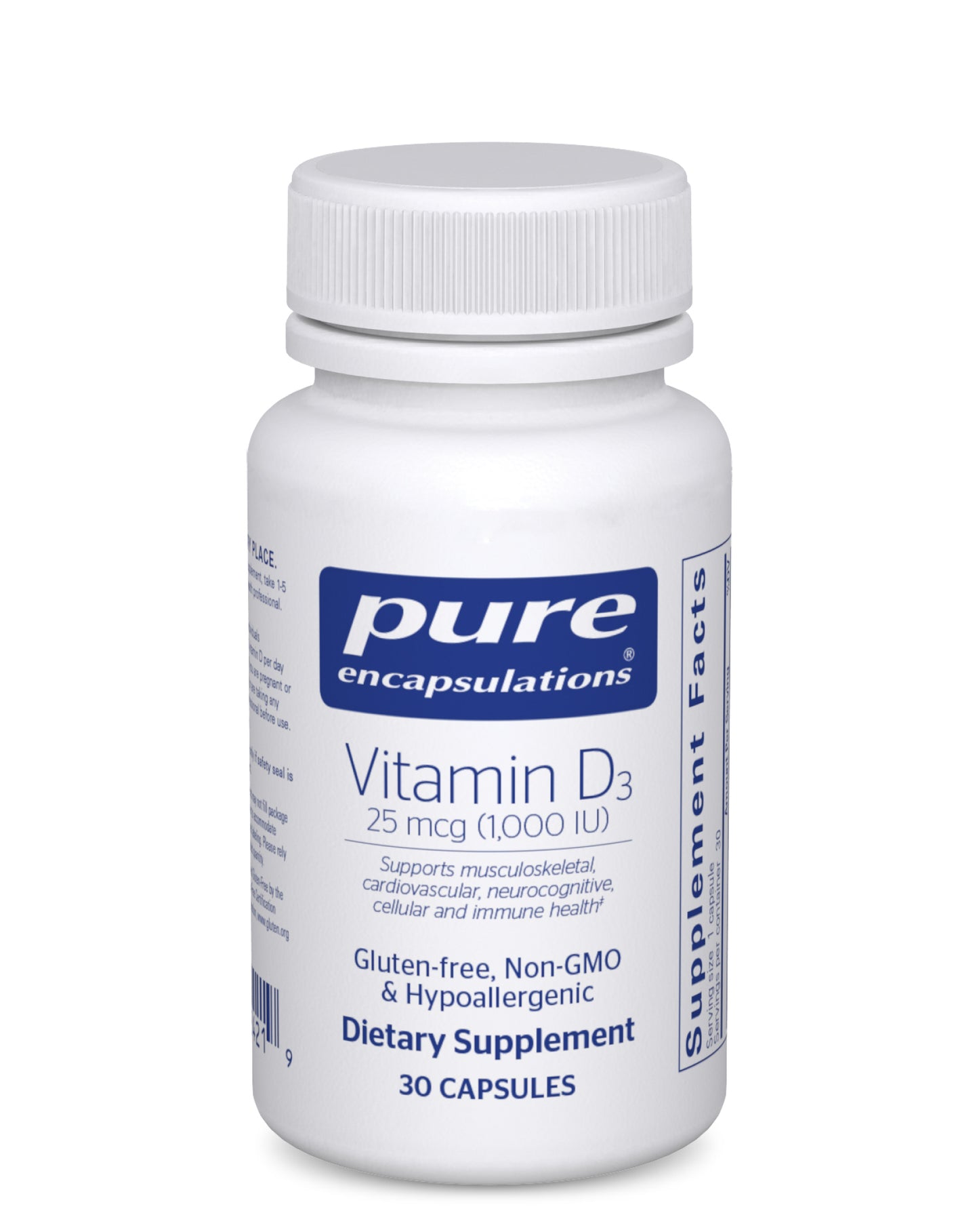 Vitamin D3 25 mcg (1,000 IU)